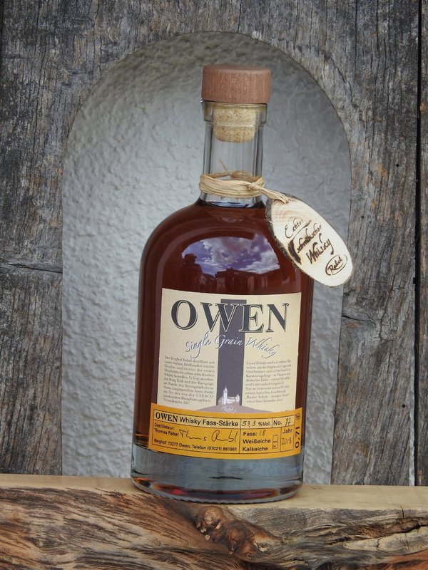OWEN Single Grain Whisky Fass-Stärke 53% Vol. 0,7l